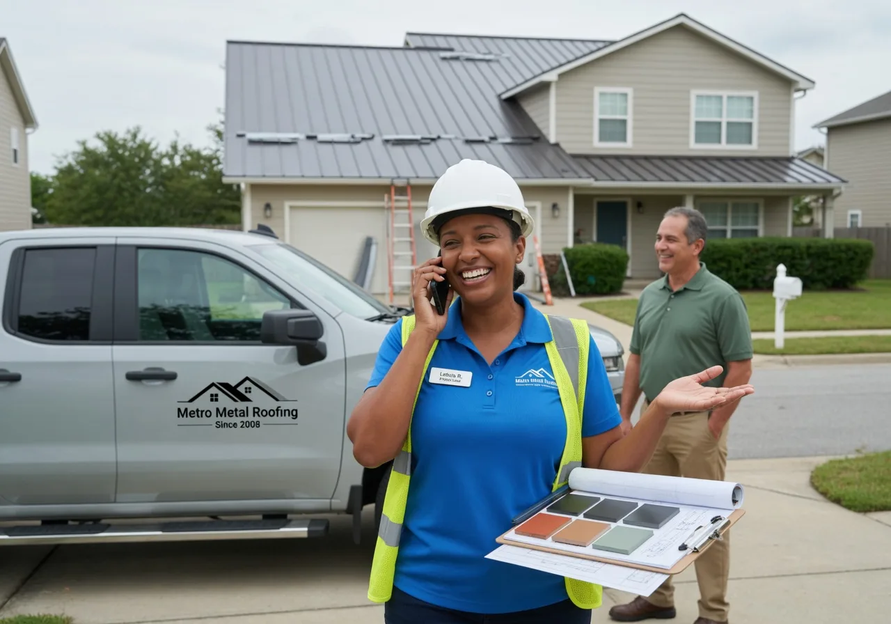 Storm Damage Metal Roof Repair in New Athens, OH